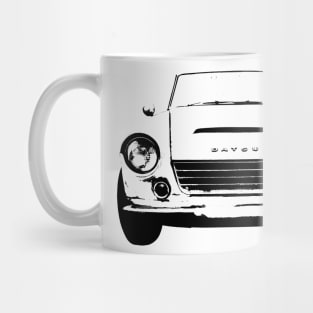 Datsun Roadster 1960s classic car black monoblock Mug